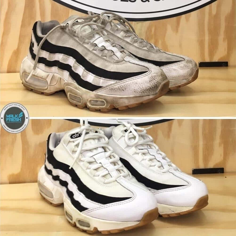 Image of clean white sneakers