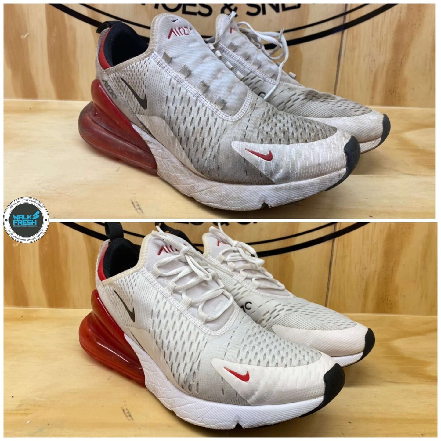 Image of clean white sneakers